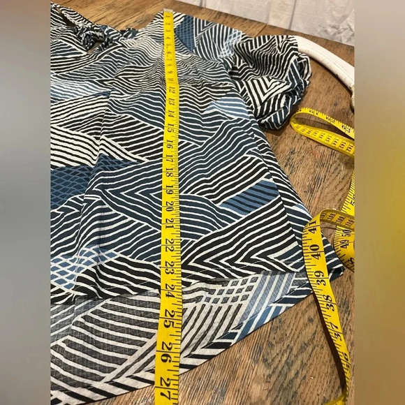 Part Two in Navy white blouse size 36 - Picture 2 of 10